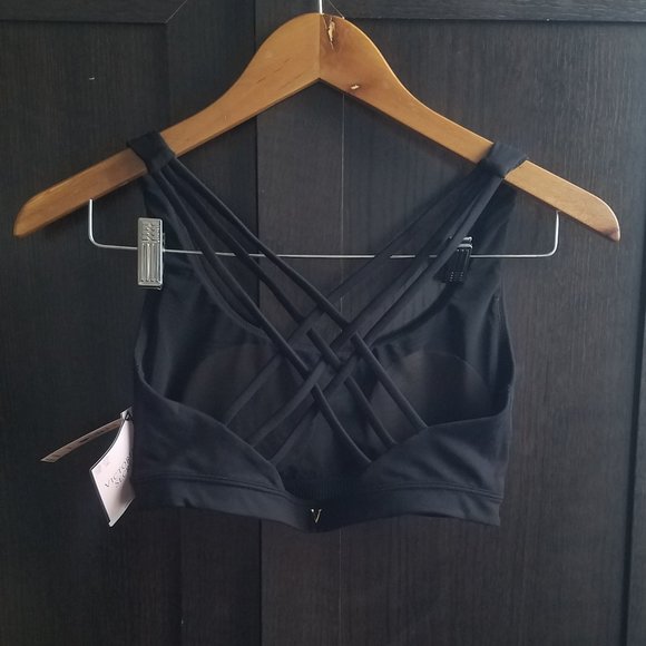 NWT VICTORIA'S SECRET BLACK MIN SUPPORT BRA. - Picture 2 of 4